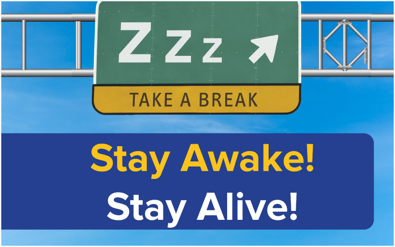 Stay Awake! Stay Alive! Contest logo