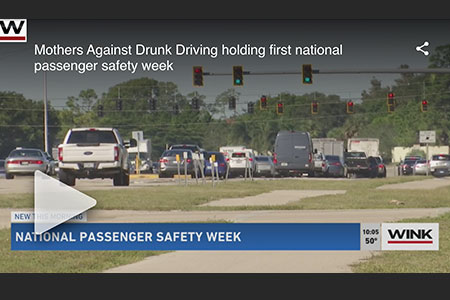 National Passenger Safety Week: WINK-TV  Ft. Meyers FL, CBS 11   