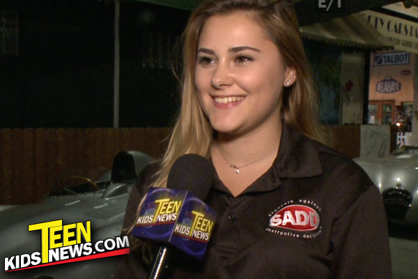 a SADD representative being interviewed